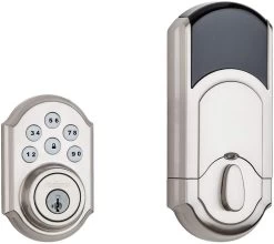 Kwikset SmartCode 910 Z-Wave Plus Deadbolt, Satin Nickel