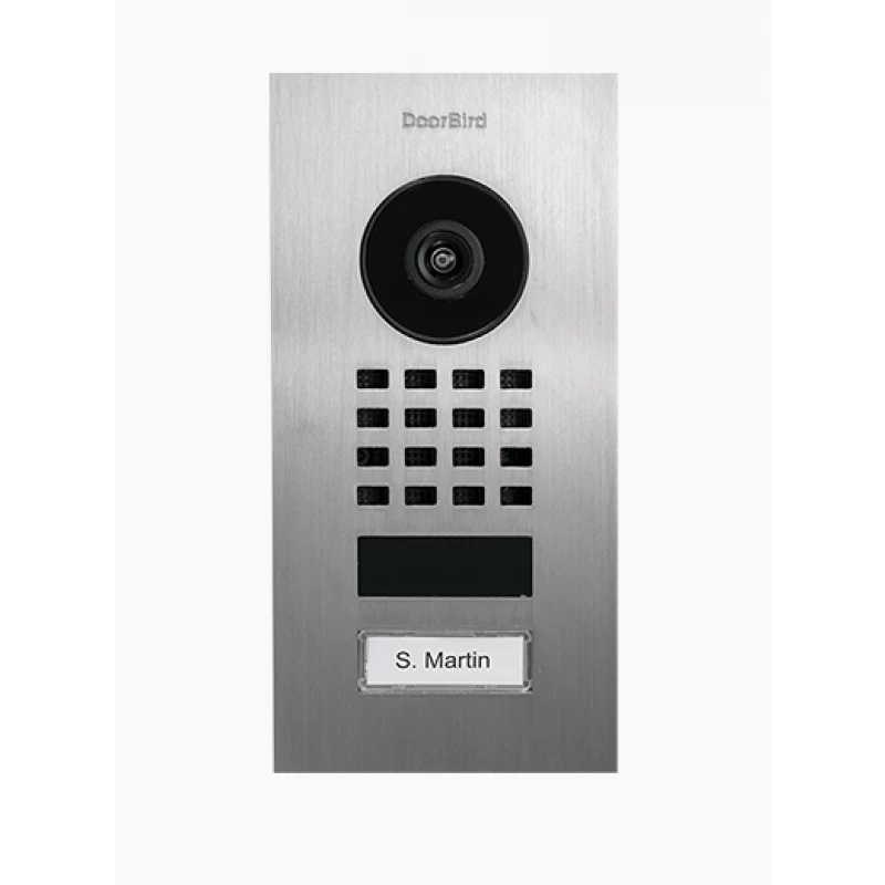 Doorbird Compact IP Video Door Station, Flush Mount, Stainless Steel 1 Doorbird Compact IP Video Door Station, Flush Mount, Stainless Steel