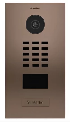 DoorBird IP Video Door Intercom, Bronze