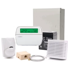 DSC Alarm Starter Kit, 8-32 Zone, RFK5500 Keypad, PIR, Battery, Siren (KIT32219NT)