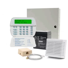 DSC Alarm Starter Kit, 8-32 Zone Panel With PK5500 Keypad, Battery, Siren (KIT3251NT)