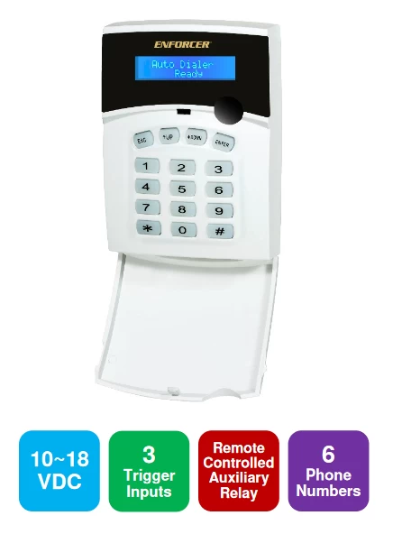 Seco-Larm E-922CPQ Enforcer Telephone Dialer With Listen-In And Remote Relay Control 2 Seco-Larm E-922CPQ Enforcer Telephone Dialer With Listen-In And Remote Relay Control - Image 2